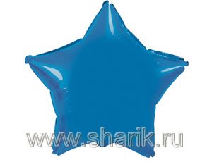 Звезда Металлик Blue 9/23 см 1204-0156