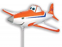 Самолет оранжевый 1206-0672