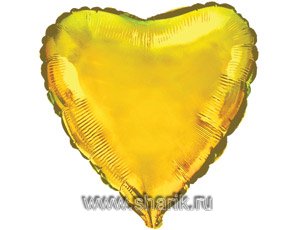 Сердце золото 32/78 см 1204-0124